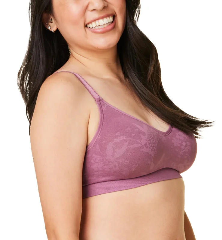 BRAVADO! DESIGNS Everyday Sculpt Wire-Free Bra (11045BA) - Berry Jacquard