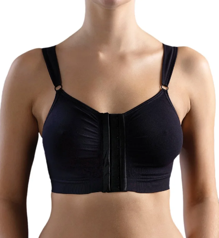 Carefix Bella Front Closure Comfort/Sleep Bra (321250) - Black