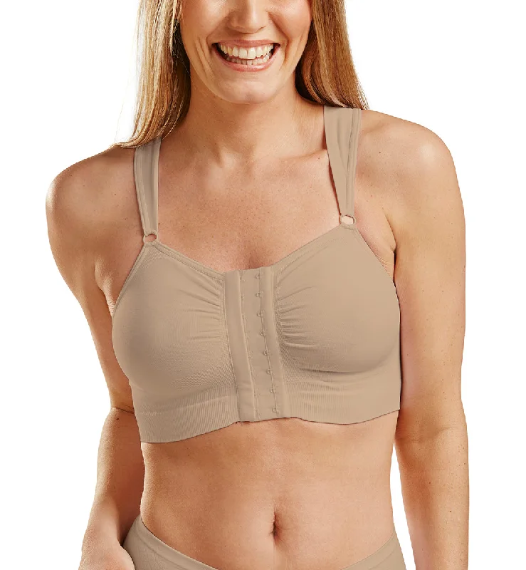 Carefix Bella Front Closure Comfort/Sleep Bra (321250) - Nude