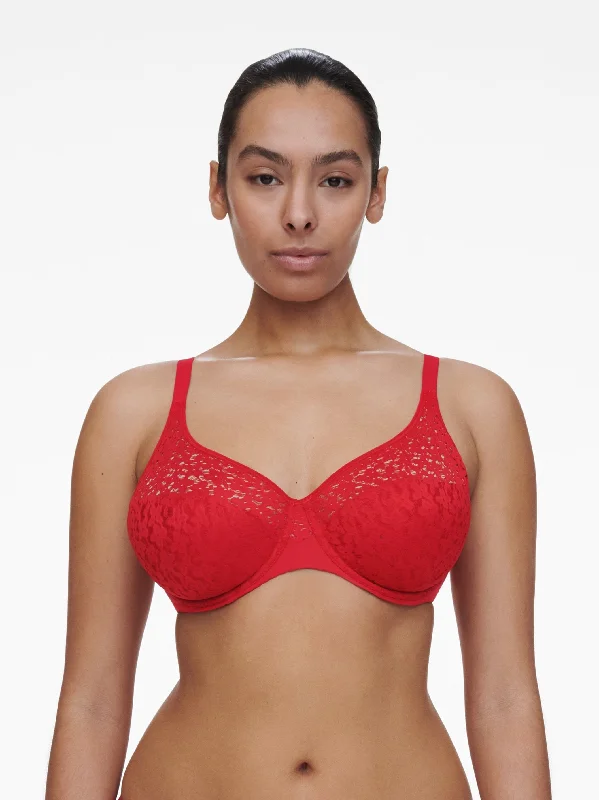 Chantelle Norah Comfort Underwire Bra - Poppy Red