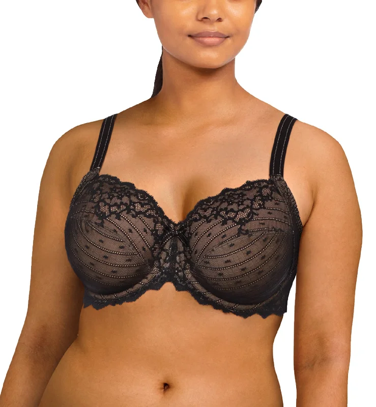 Chantelle Rive Gauche Full Coverage Underwire Bra (C32810) - Black