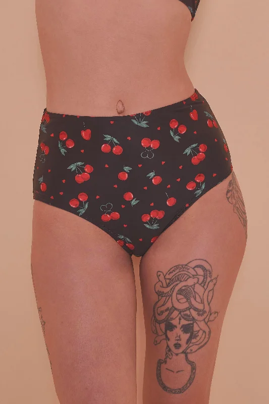 Cherry Love High Waist Brief