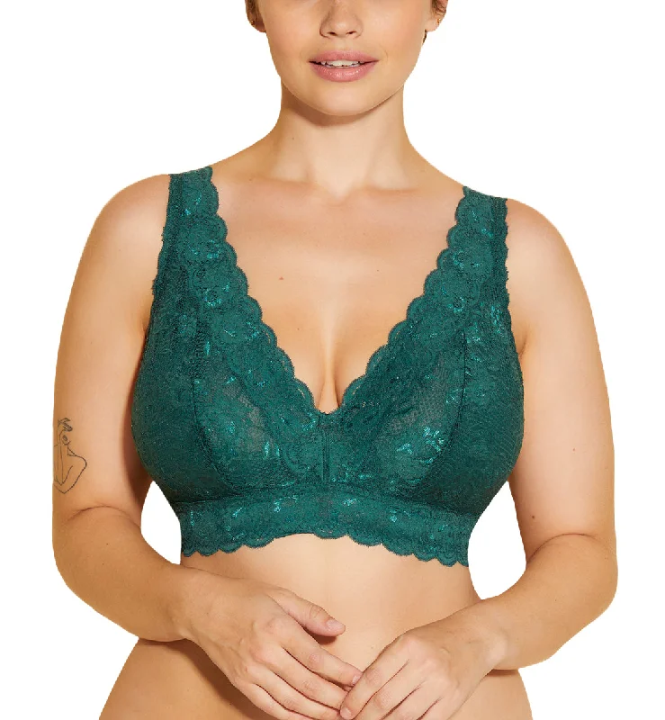 Cosabella Never Say Never SUPER CURVY Plungie Longline Bralette (NEVER1389) - Congo