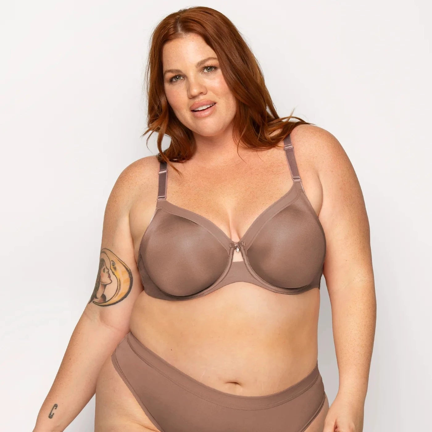 Curvy Couture Opaque Unlined Bra