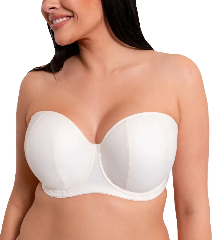 Curvy Kate Luxe Multiway Strapless Underwire Bra (CK2601) - Pearl Ivory