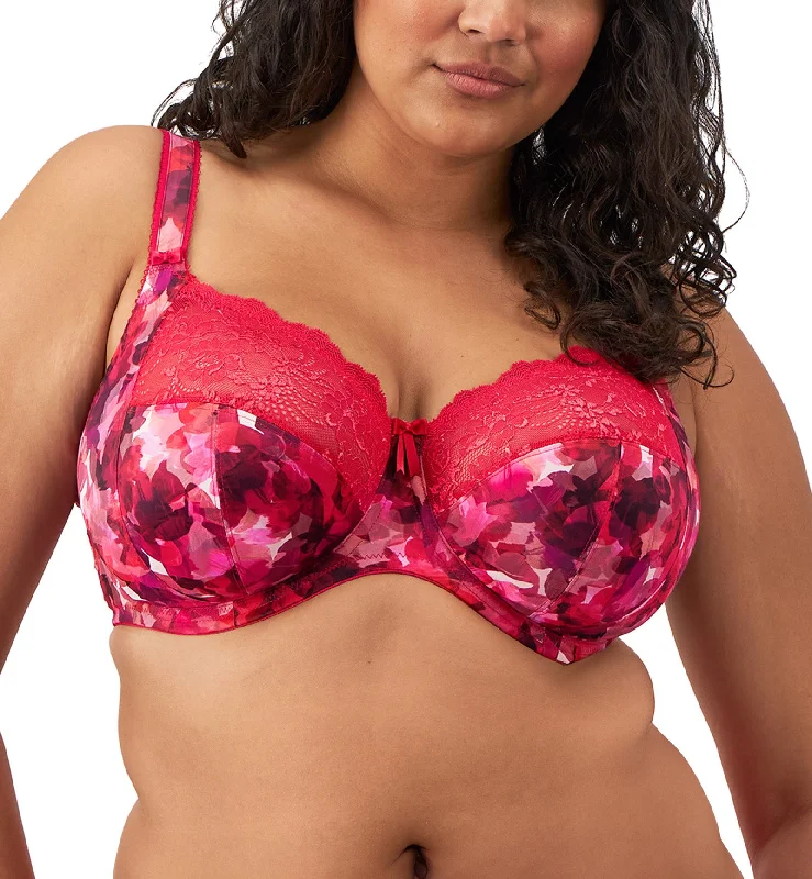 Elomi Morgan Stretch Lace Banded Underwire Bra (4110) - Berry Crush