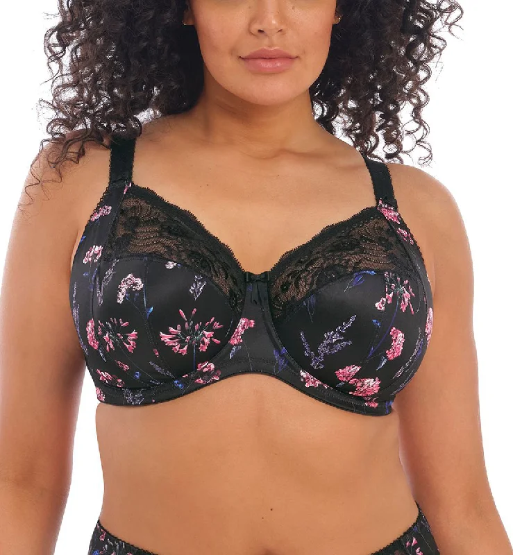 Elomi Morgan Stretch Lace Banded Underwire Bra (4110) - Moonlight Meadow