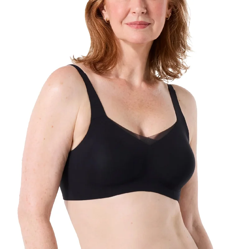 Evelyn & Bobbie Mesh BEYOND Adjustable Bra (1864) - Black Mesh