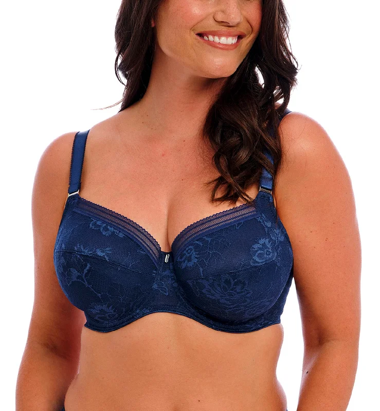 Fantasie Fusion Lace Full Cup Side Support Underwire Bra (102301) - French Navy