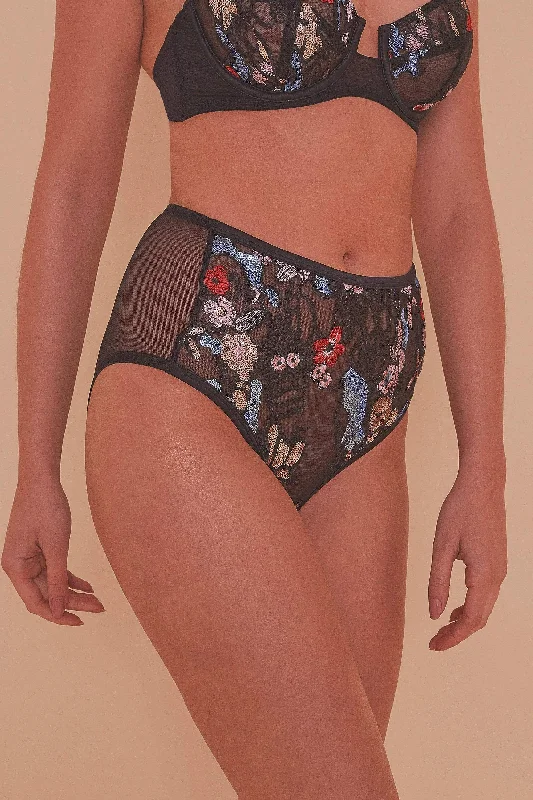 Elly Sequin Black HW Brief Core