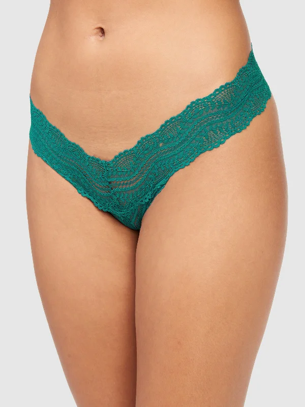 Flora All Over Lace Thong