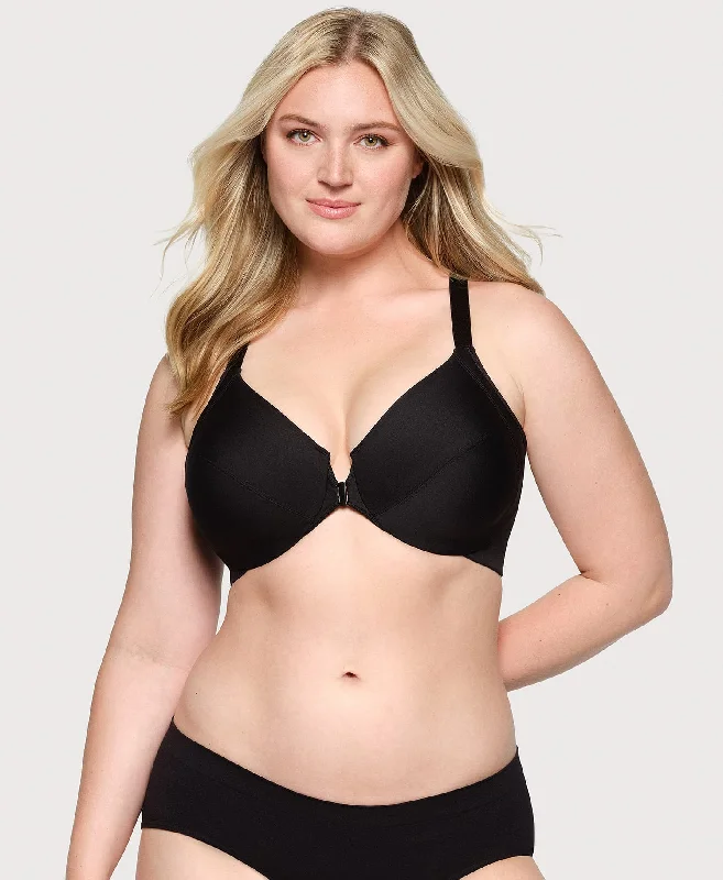 Front-Closure Smoothing WonderWire Bra Black