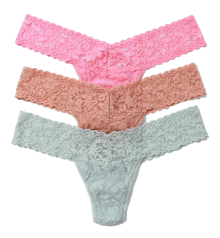 Hanky Panky 3-PACK Signature Lace Low Rise Thong (49113PK) - Holiday23 IPCE