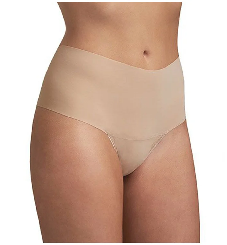 Hanky Panky BreatheSoft Hi-Rise Thong (6J1921B) - Taupe