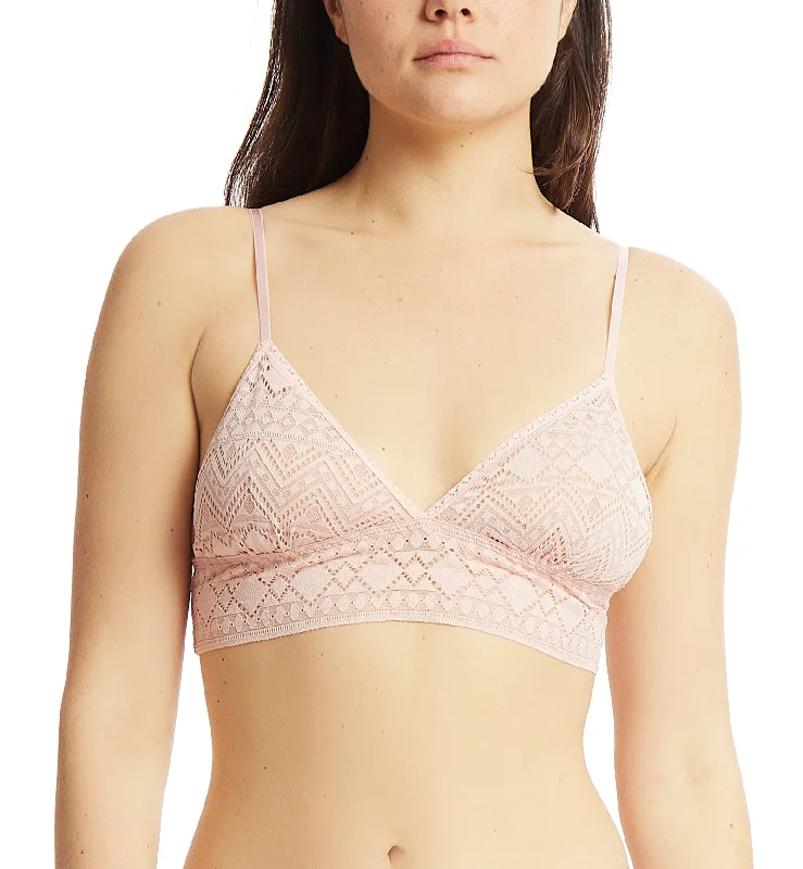 Hanky Panky Gem Lace Padded Triangle Bralette (497002) - Sweet Chamomile