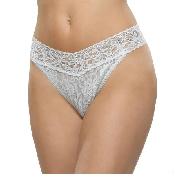 Hanky Panky Crystal I Do Original Rise Thong