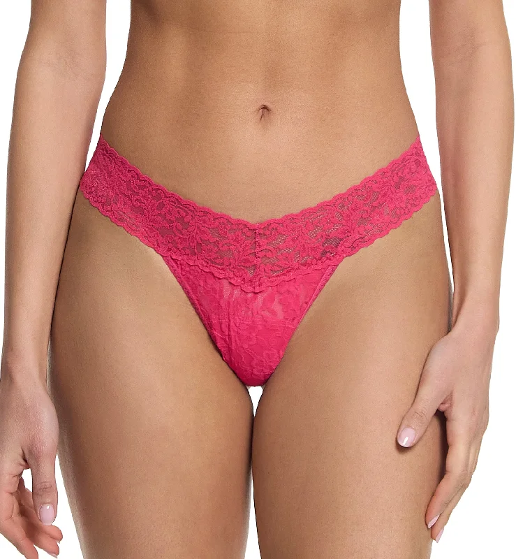 Hanky Panky Signature Lace Low Rise Thong (4911P) - Sweet Tart