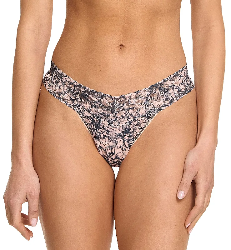 Hanky Panky Signature Lace Printed Low Rise Thong (PR4911P) - Outline