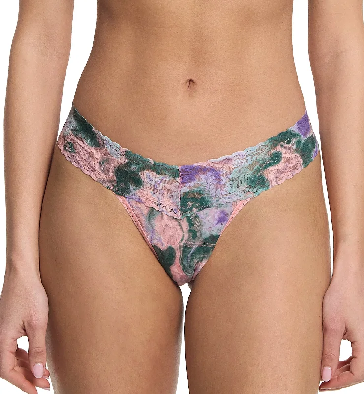 Hanky Panky Signature Lace Printed Low Rise Thong (PR4911P) - Painter