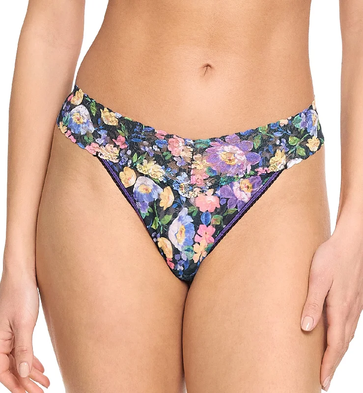 Hanky Panky Signature Lace Printed Original Rise Thong (PR4811P) - Dream Garden