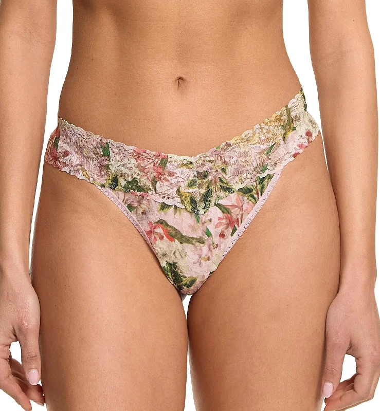 Hanky Panky Signature Lace Printed Original Rise Thong (PR4811P) - French Garden