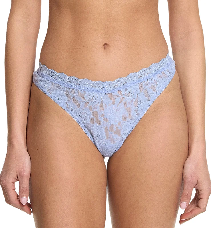 Hanky Panky Signature Lace V-Front High Cut Thong (481854) - Clarity