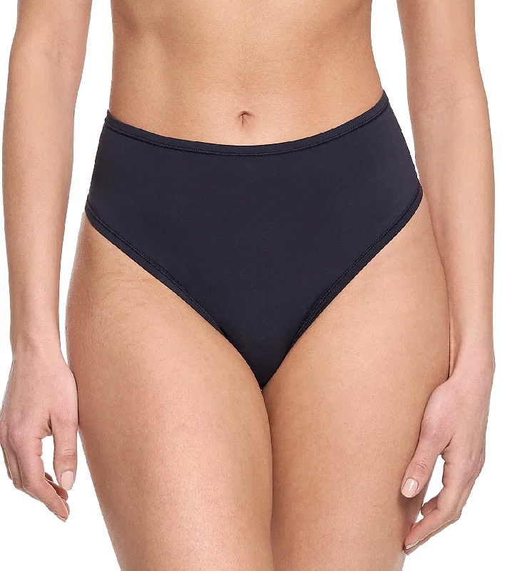 Hanky Panky YourFit High Cut Thong (6S1924) - Black