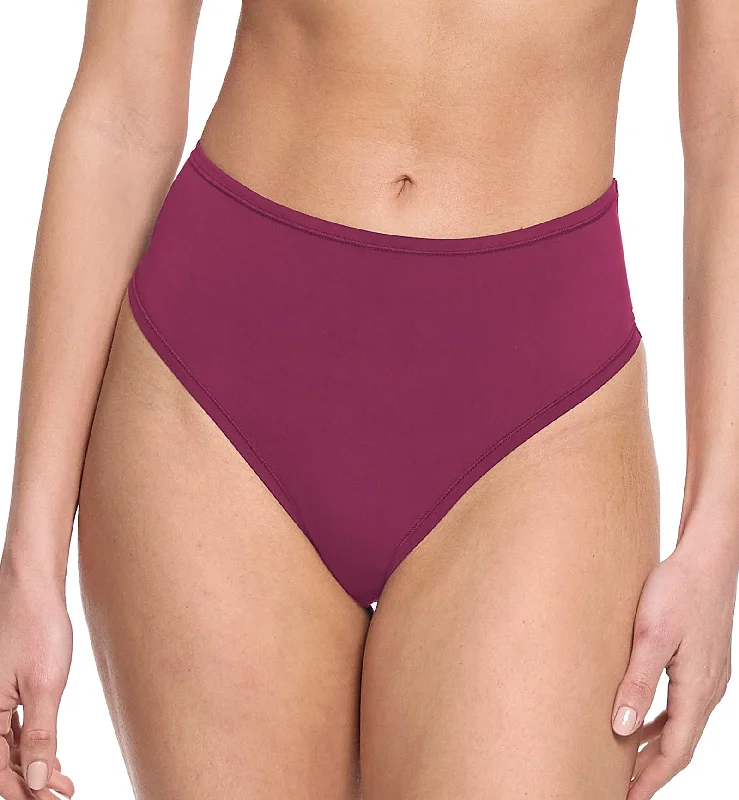 Hanky Panky YourFit High Cut Thong (6S1924) - Mulled Wine