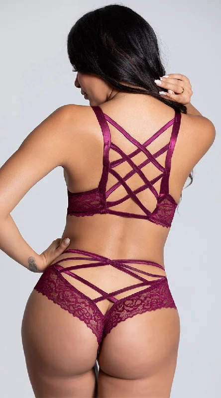 Lace Lattice Bikini Panty