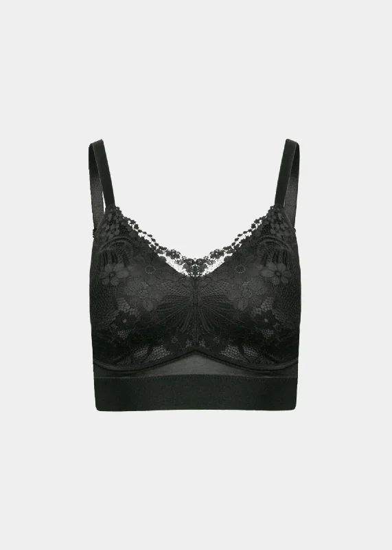 Lace Molded Cup Bra with Back Closure