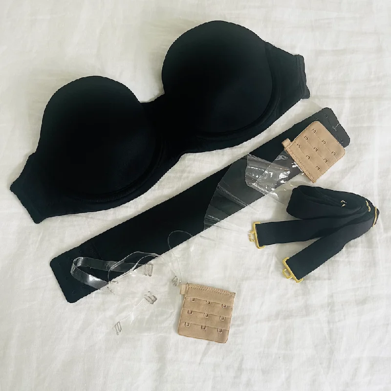 Manhattan Black & Clear Bra Set