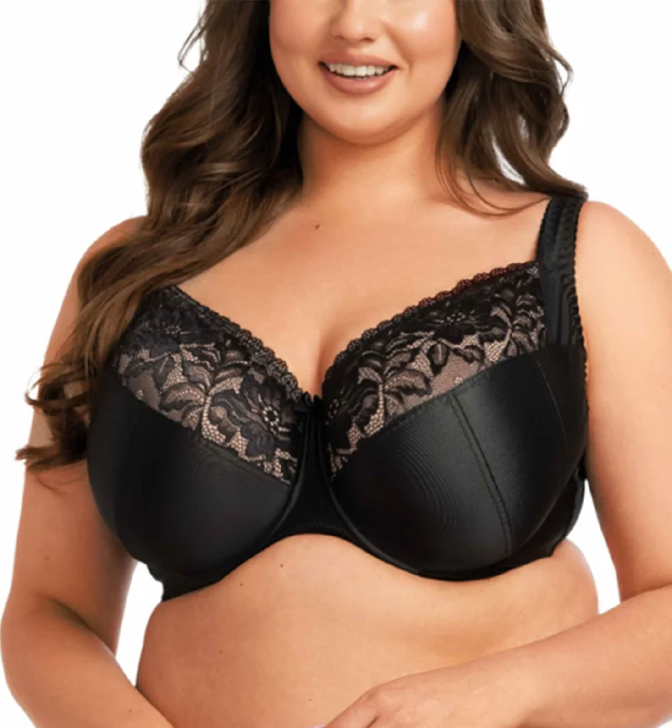 Nessa Omena Underwire Soft Minimizer Bra (N507) - Black