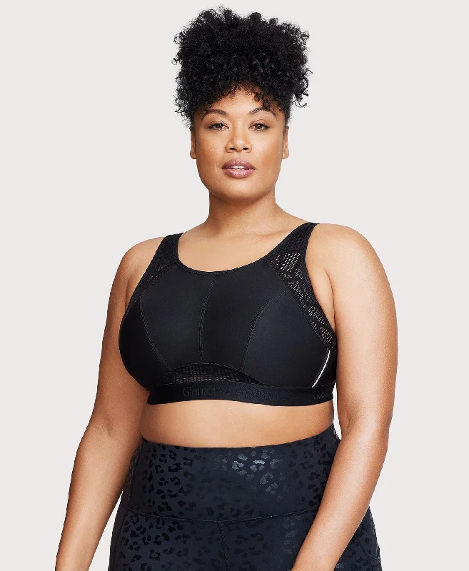 No-Sweat Mesh Sports Bra Black