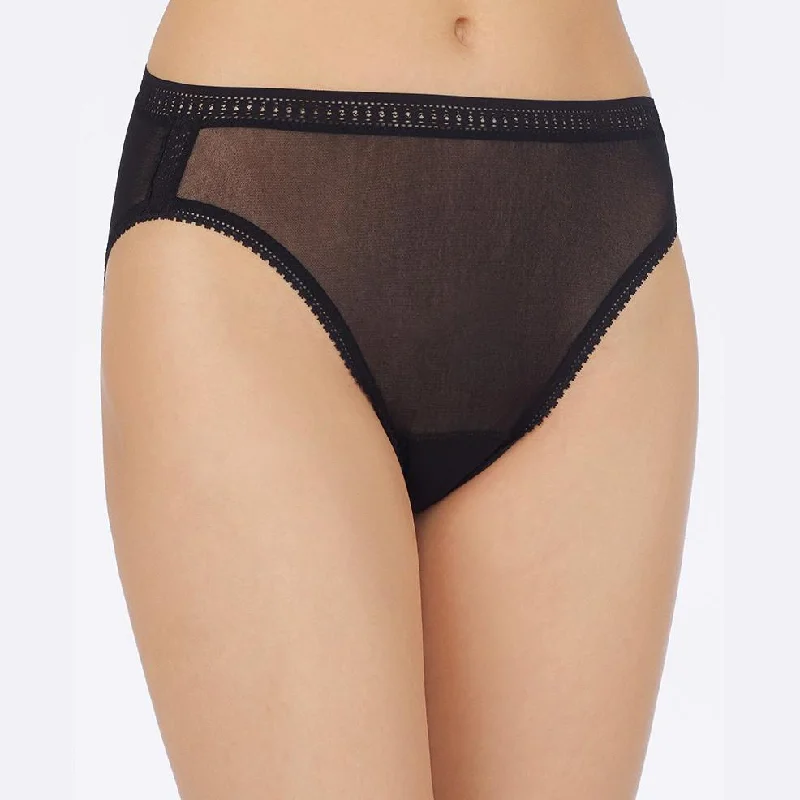 On Gossamer Mesh Hi-Cut Brief