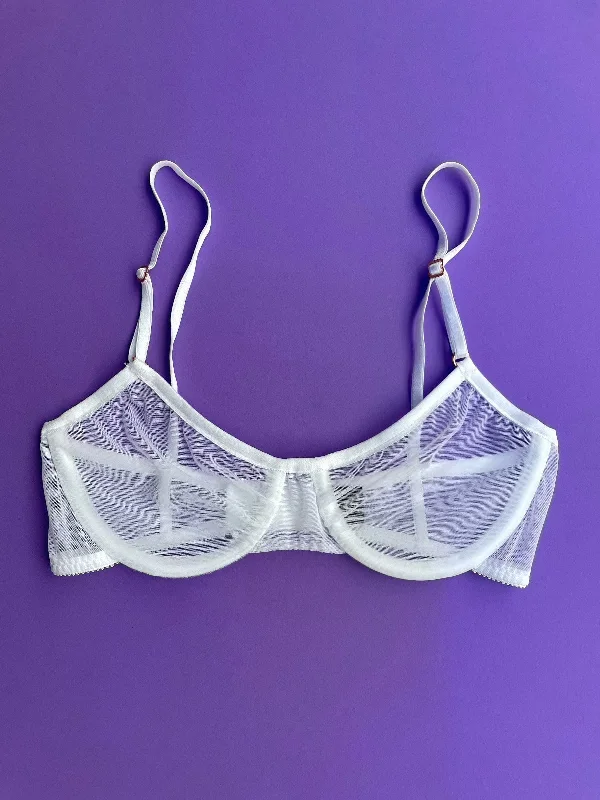 Only Hearts: Whisper Underwire Bra - White