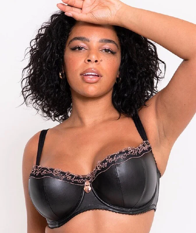 SCANTILLY KEY TO MY HEART PADDED HALF CUP BRA