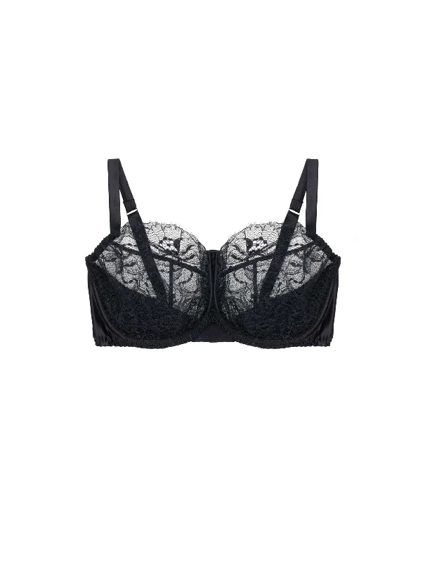 Signature Lace Black Curve Balcony Bra