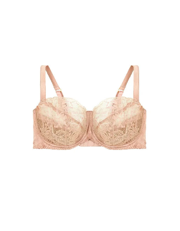 Signature Lace Balcony Bra Curve - Blush