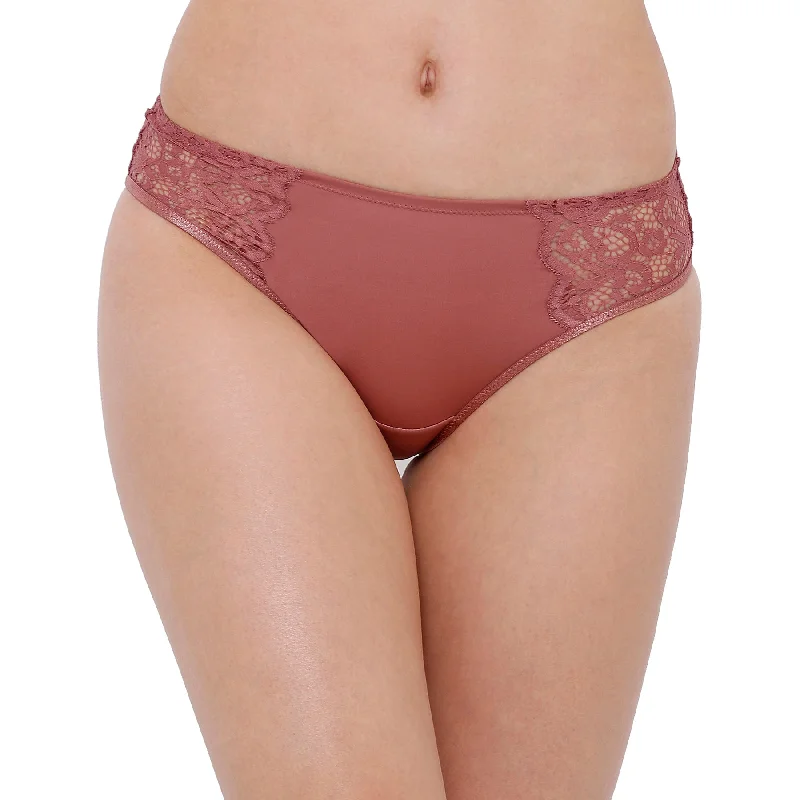 Solid Lace Hipster Briefs FP-1609