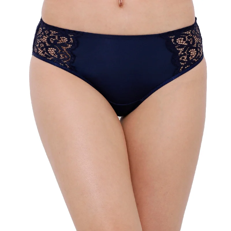 Solid Lace Hipster Briefs FP-1609