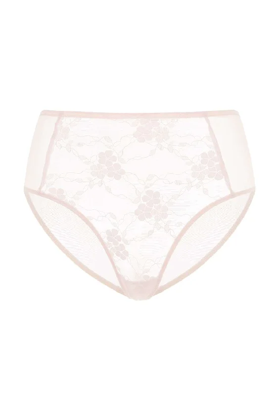 Spring Romance High-Rise Floral Lace Brief Underwear