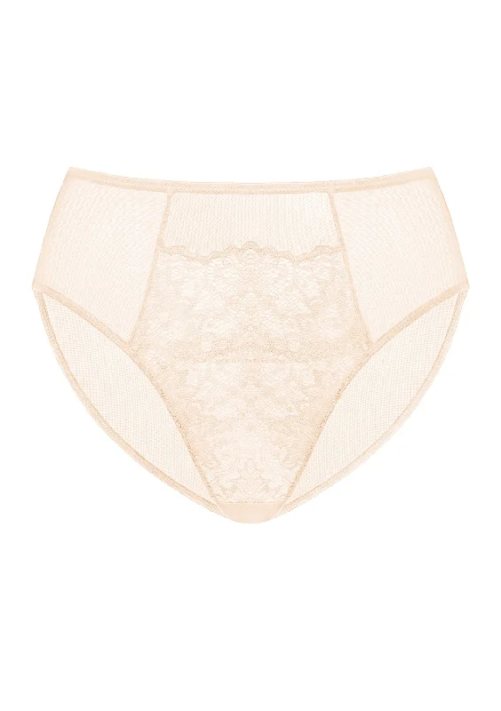 Sunflower High-Rise Pink Lace Brief Underwear