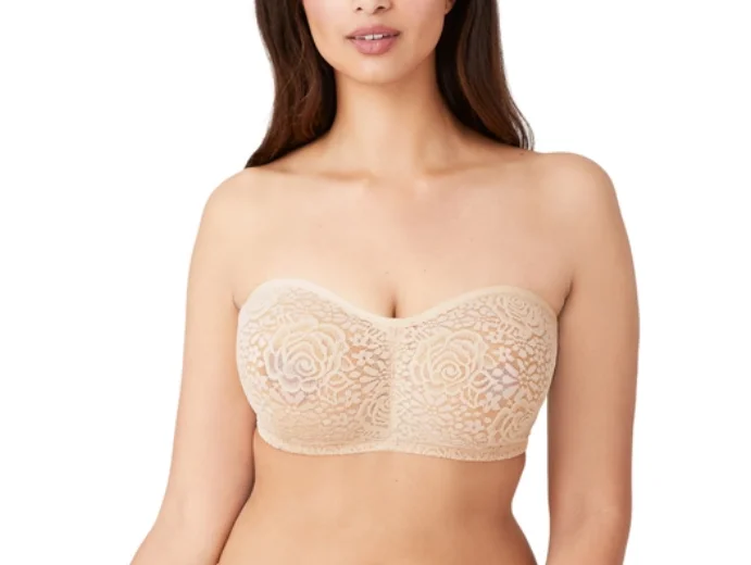 WACOAL 854205 HALO LACE STRAPLESS BRA