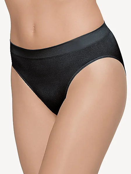 Wacoal B-Smooth Seamless Hi-Cut Brief - Black