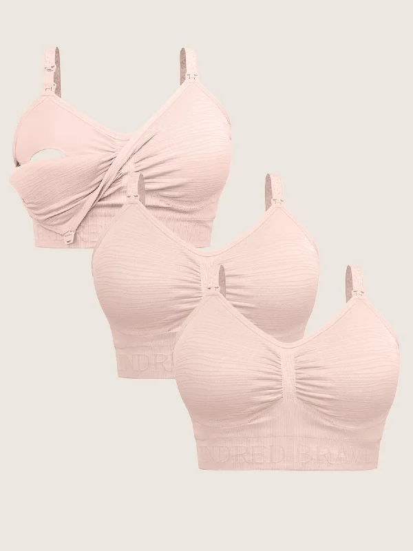 Wash Wear Spare® Pumping Bra Pack | Pink Heather