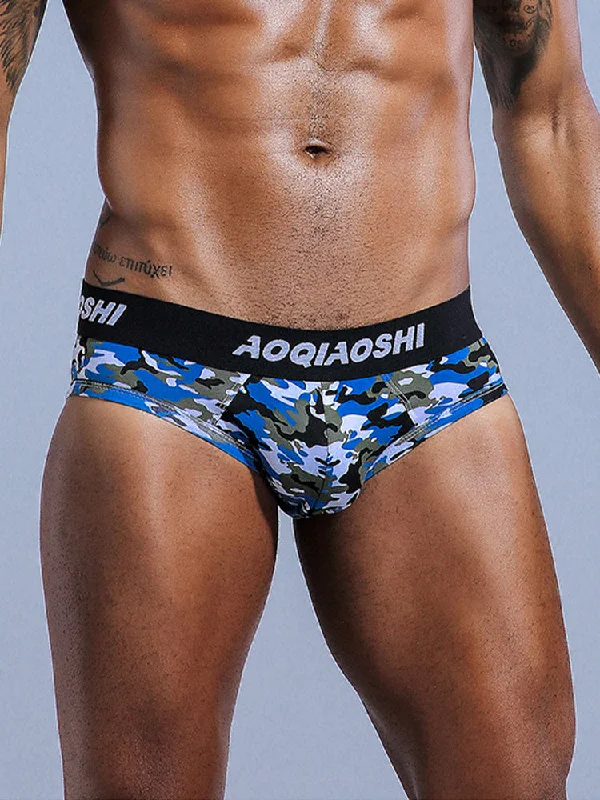 3 Pack Low Rise Camouflage Ball Support Underwear