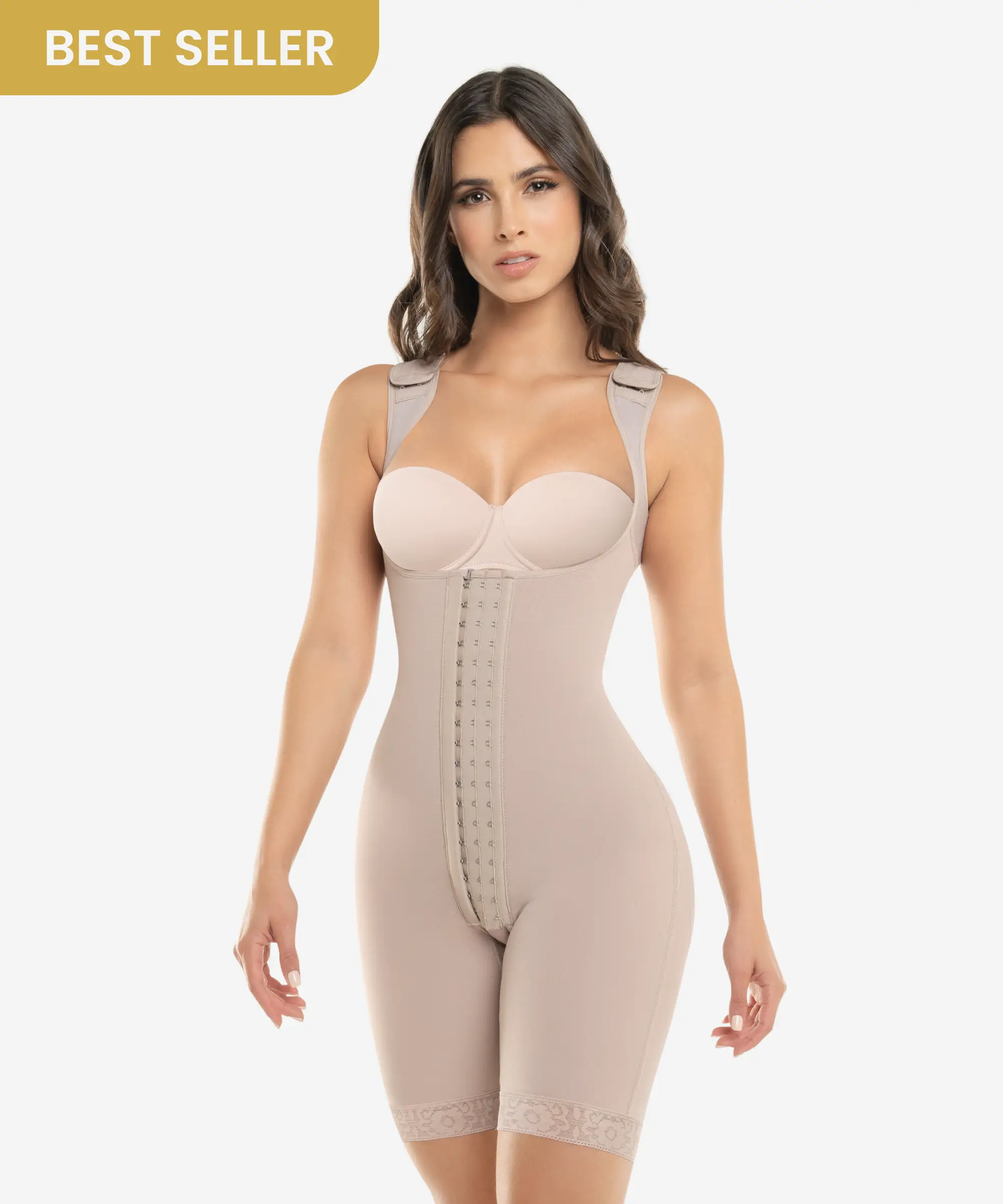 High control mid-thigh bodysuit - Style 455