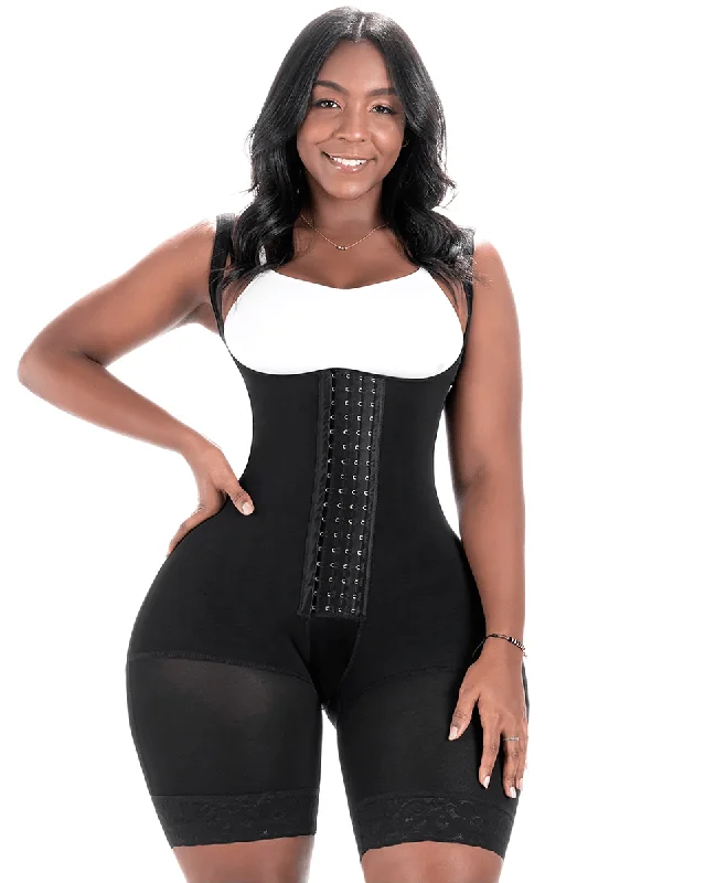 Bling Shapers Colombian Faja for Curvy Women with Wide Hips - 4 Hook Closure