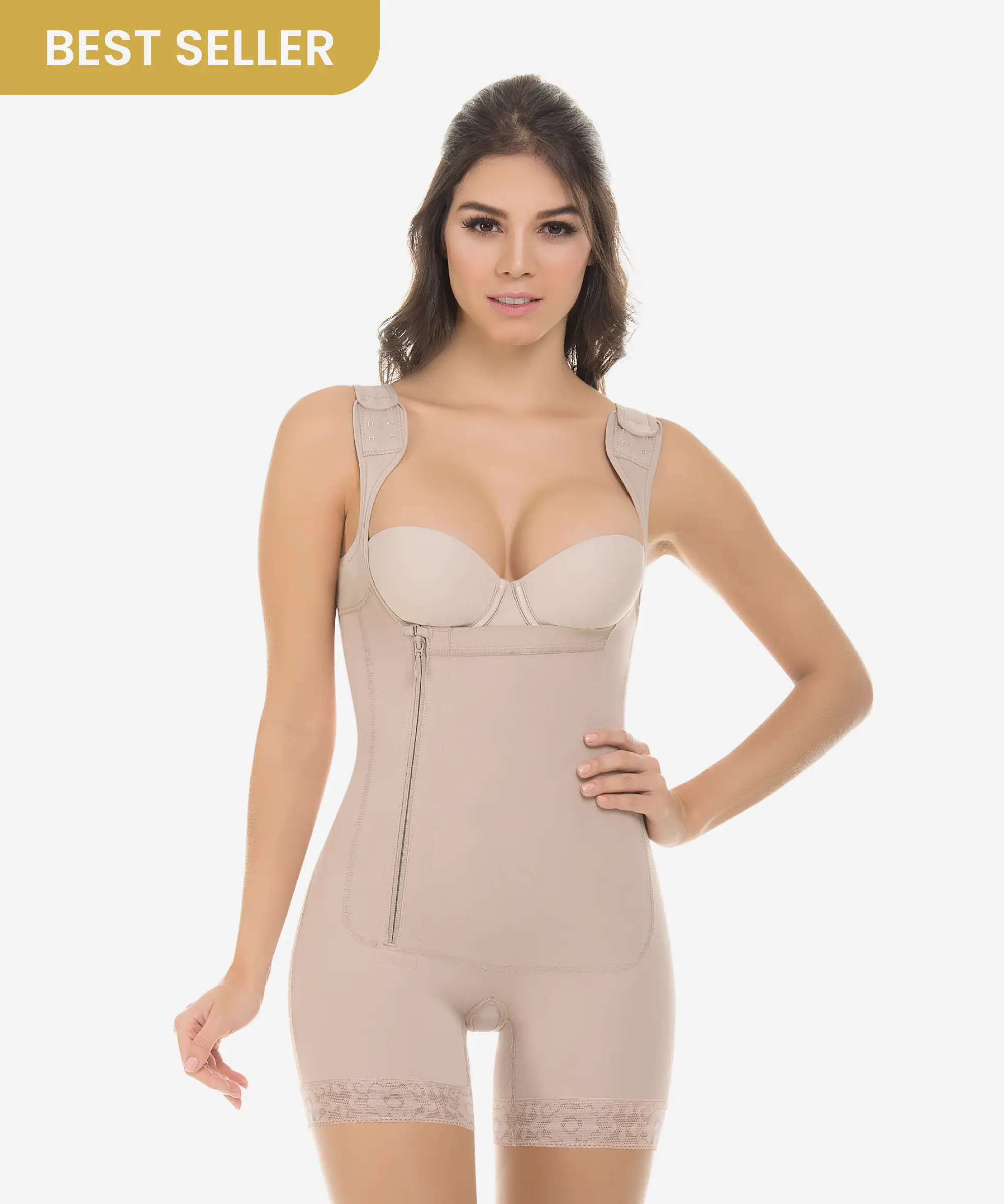 Tummy control body shaper in boyshort - Style 436