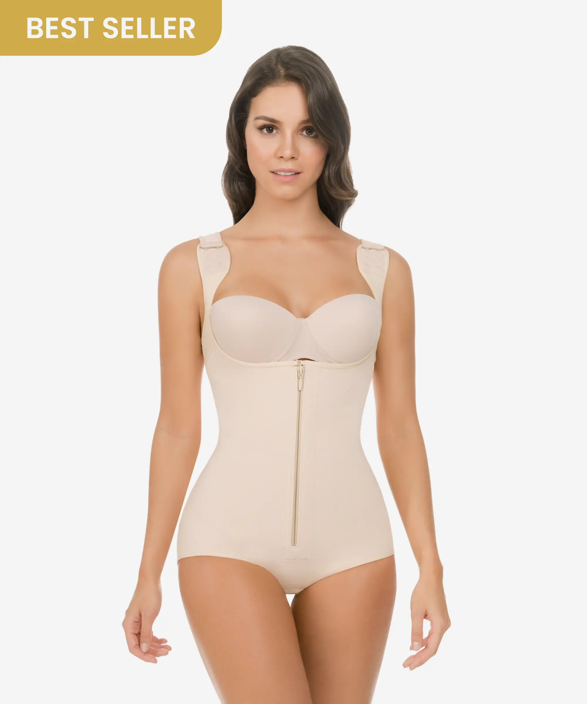 Thermal body shaper with wide straps - Style 385